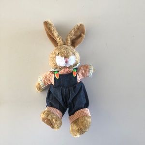 Vintage Easter Bunny Rabbit Paws Plush Collectible